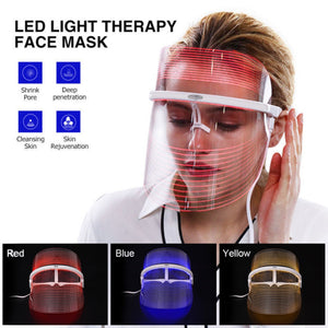 LED light therapy face mask